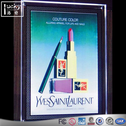 Super Large Cosmetic Advertising Light Box,Crystal Light Box